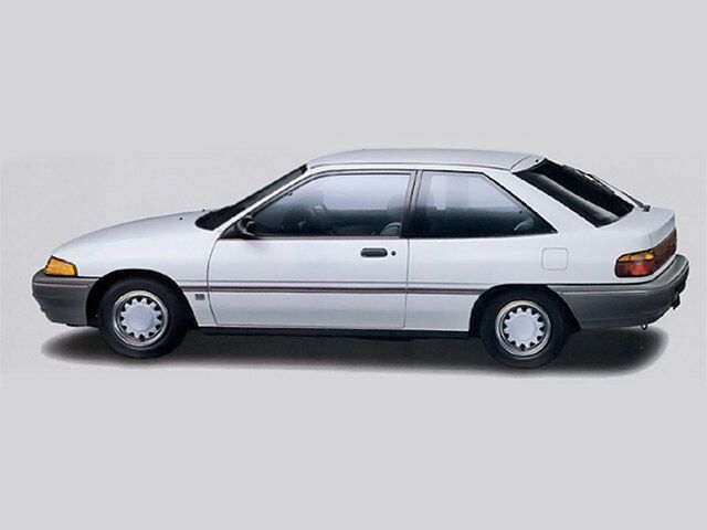 Ford Laser 1989. Carrosserie, extérieur. Coupé, 3 génération