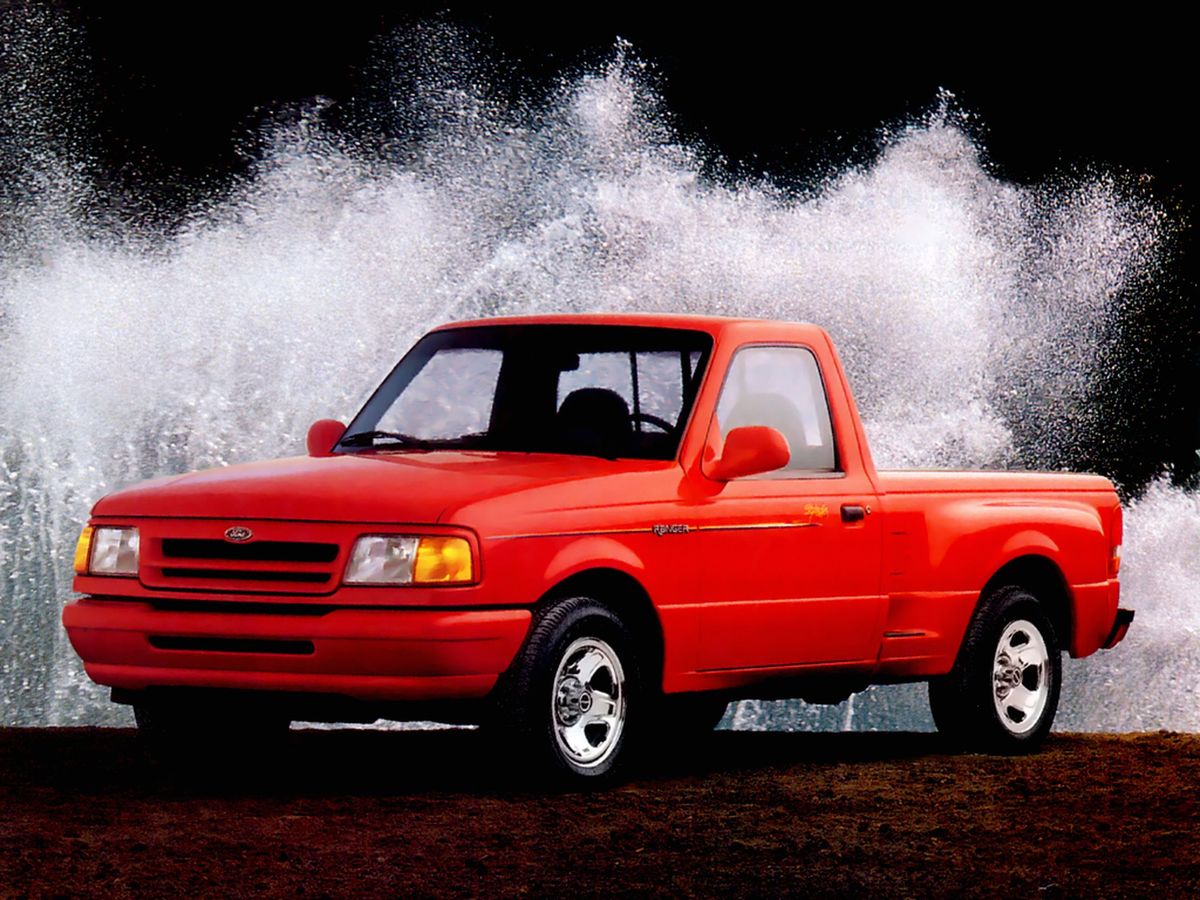 Форд Ренджер (Северная Америка) 1993. Кузов, экстерьер. Пикап Одинарная кабина, 2 поколение