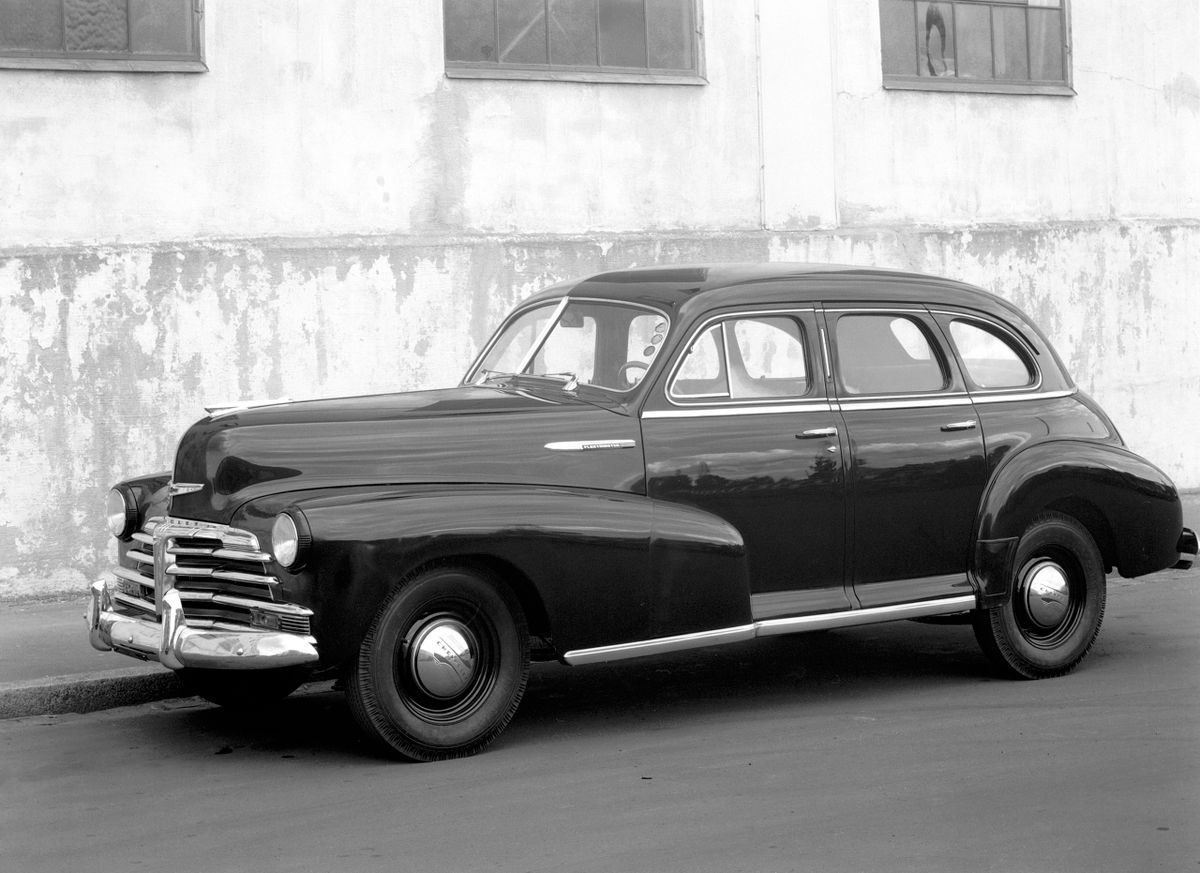 Chevrolet Fleetmaster 1946. Carrosserie, extérieur. Berline, 1 génération