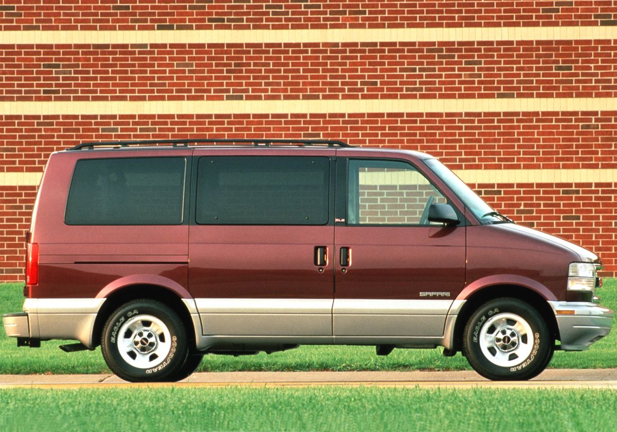 GMC Safari 1995. Carrosserie, extérieur. Monospace, 2 génération