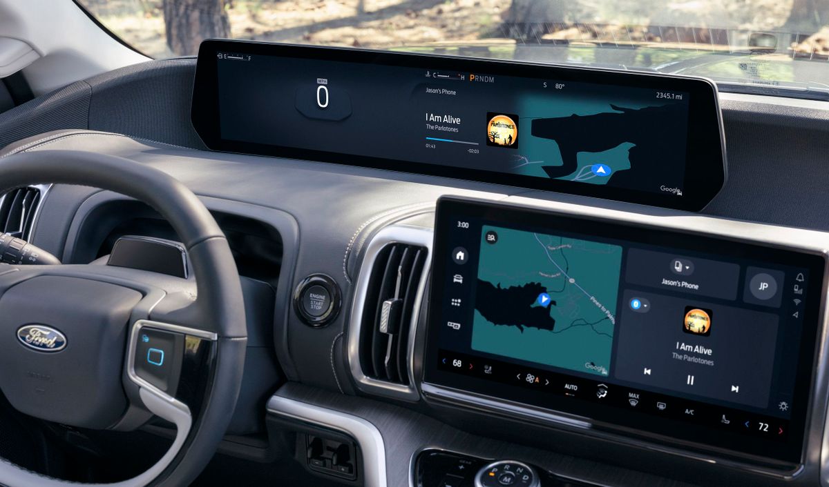 Ford Expedition 2024. Панель приборов. Внедорожник Лонг, 5 поколение