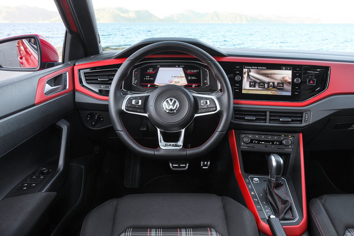 Volkswagen Polo GTI 2017. Front seats. Mini 5-doors, 6 generation