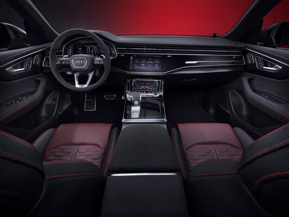 Audi RS Q8 2024. Передние сидения. Внедорожник 5 дв., 1 поколение, рестайлинг