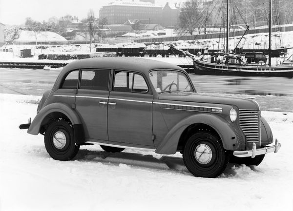 אופל אולימפיה 1937. מרכב, צורה. סדאן, 2 דור