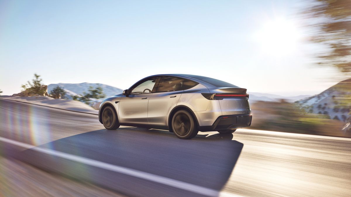 Tesla Model Y 2025. Кузов, экстерьер. Внедорожник 5 дв., 1 поколение, рестайлинг