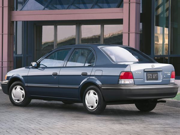 Toyota Tercel 1997. Carrosserie, extérieur. Berline, 5 génération, restyling