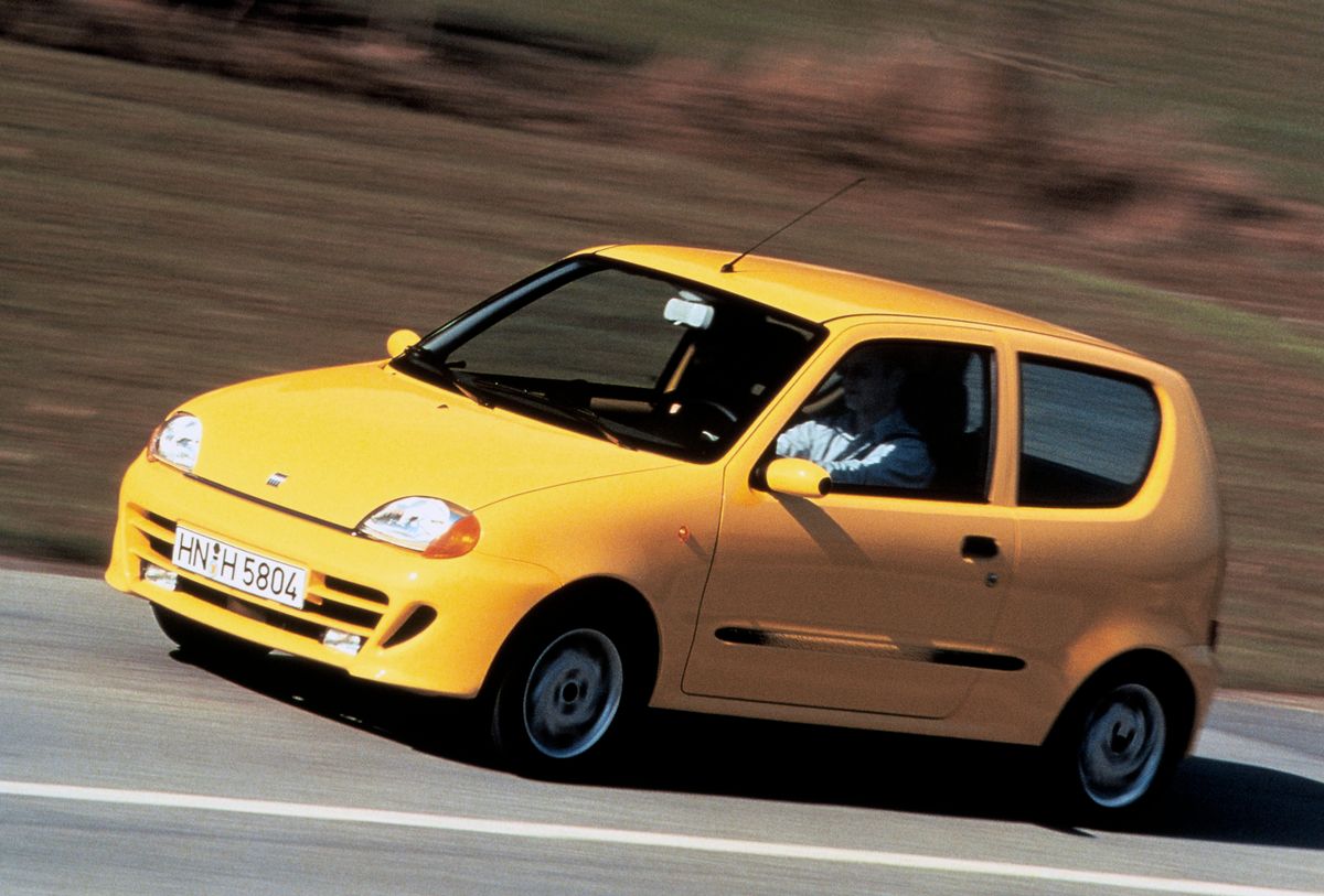 פיאט סייצ'נטו ‏1998. מרכב, צורה. מיני 3 דלתות, 1 דור