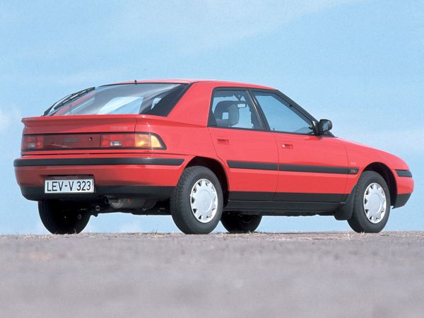 Mazda 323F 1989. Bodywork, Exterior. Liftback, 1 generation