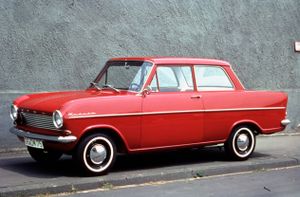 אופל קאדט 1962. מרכב, צורה. סדאן 2 דלתות, 1 דור