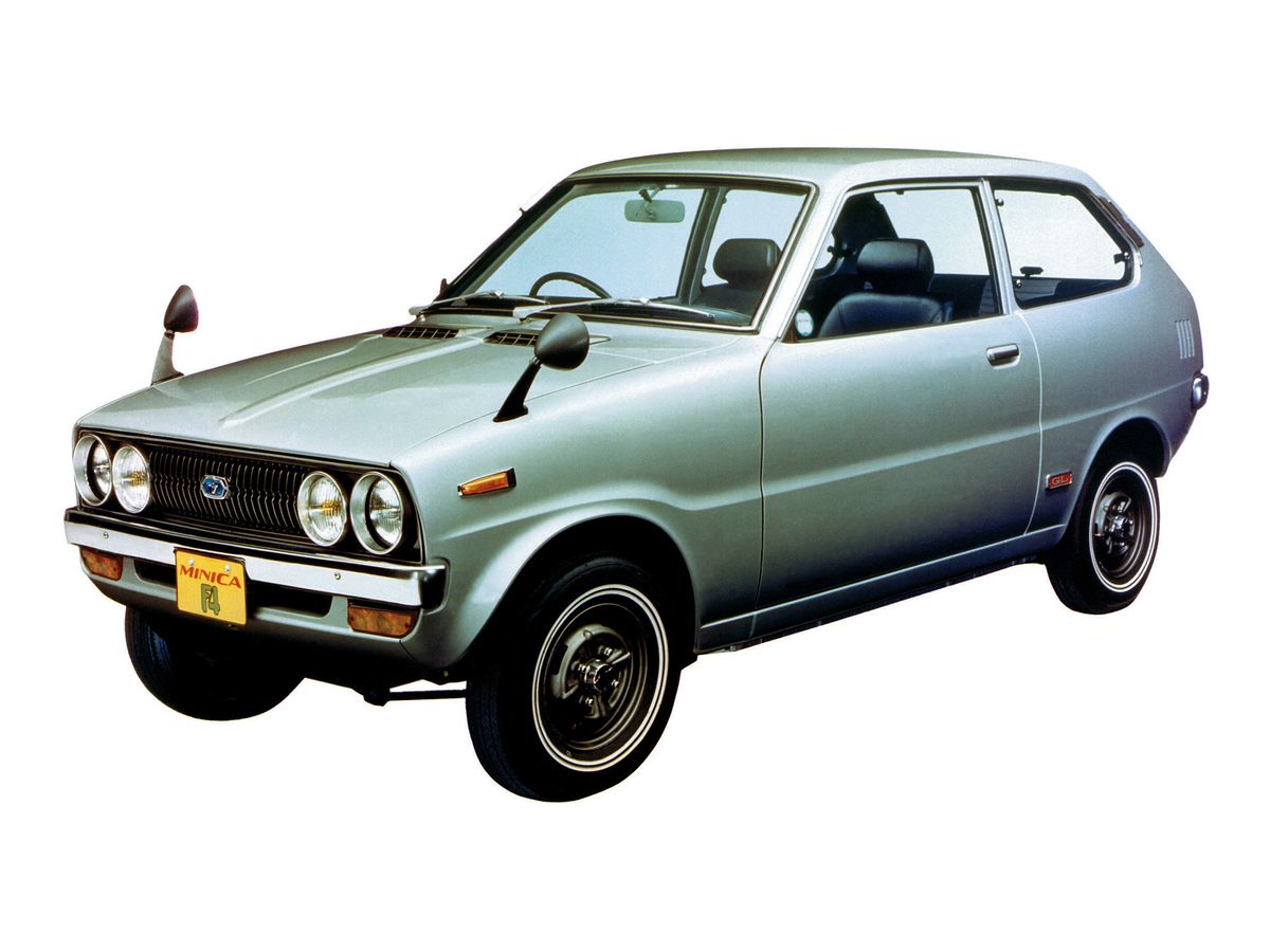 Mitsubishi Minica 1974. Carrosserie, extérieur. Mini 3-portes, 3 génération