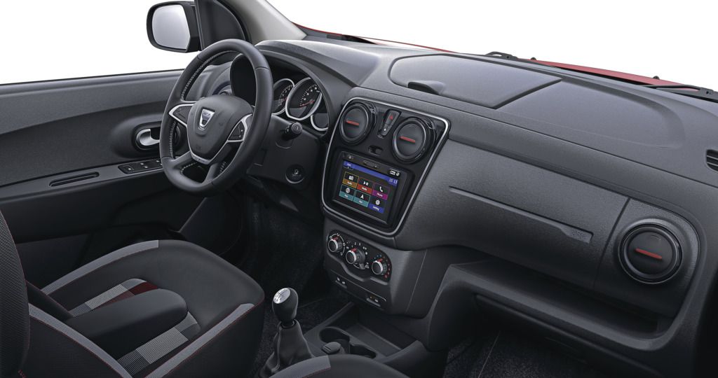 Dacia Lodgy Stepway 2017. Siéges avants. Monospace, 1 génération, restyling 1
