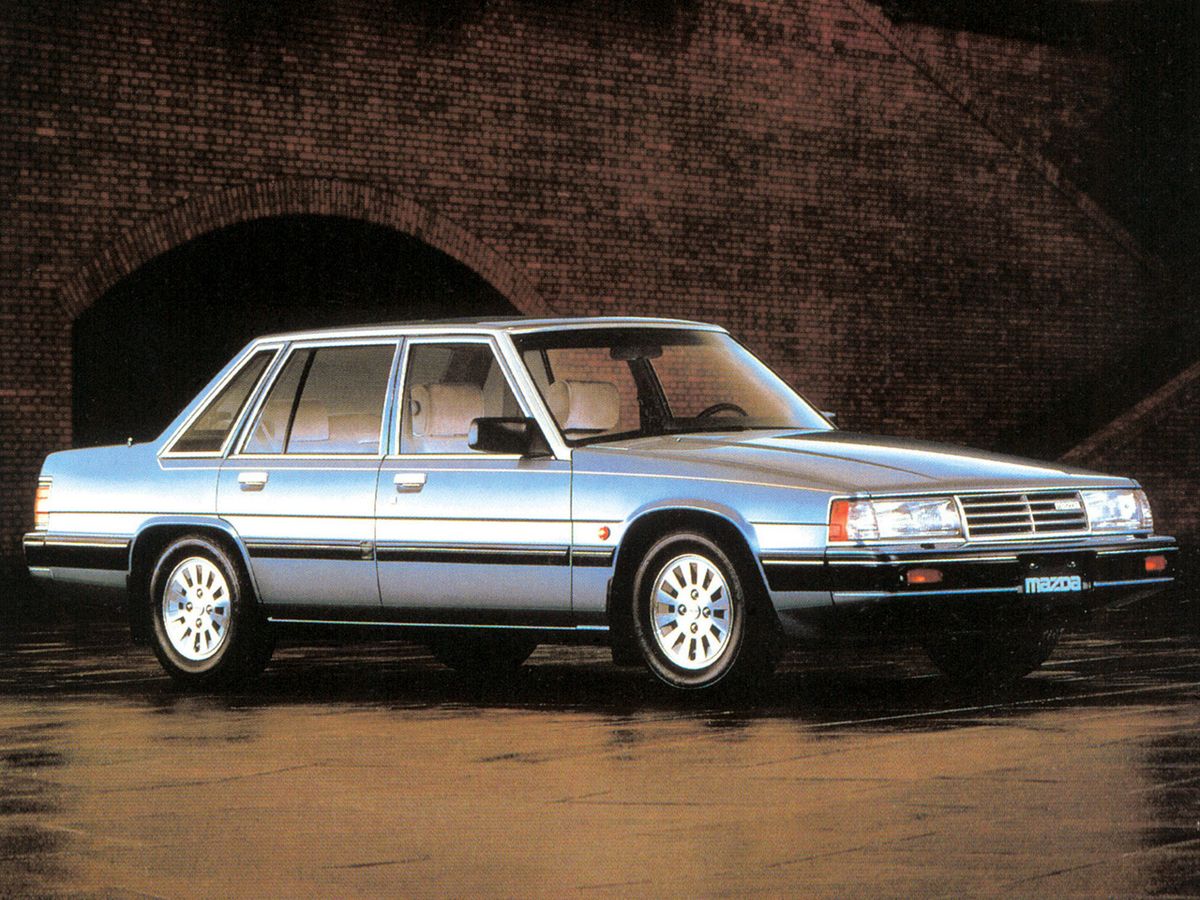 Mazda 929 1981. Carrosserie, extérieur. Berline, 2 génération