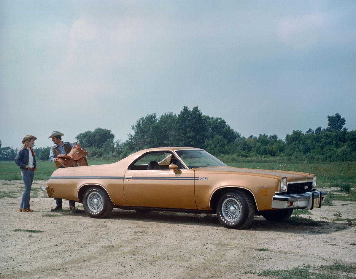 Chevrolet El Camino 1973. Bodywork, Exterior. Pickup single-cab, 4 generation