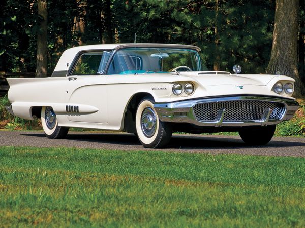 Ford Thunderbird 1958. Carrosserie, extérieur. Coupé sans montants, 2 génération