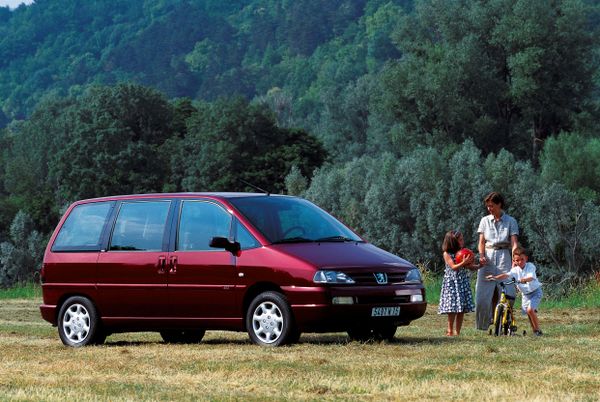 Peugeot 806 1998. Carrosserie, extérieur. Monospace, 1 génération, restyling