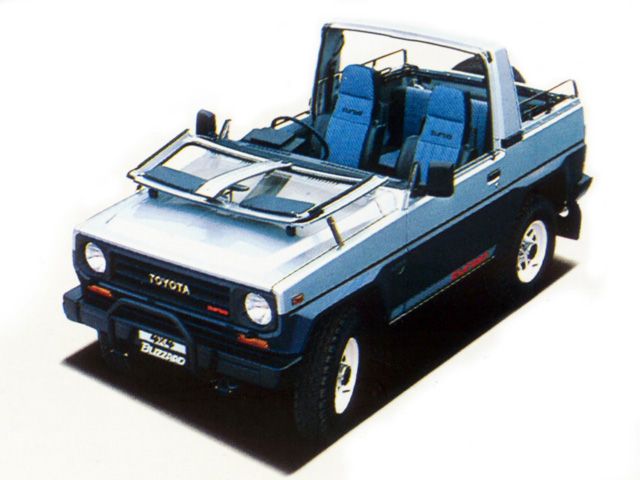 Тойота Близзард 1980. Кузов, экстерьер. Внедорожник открытый, 1 поколение