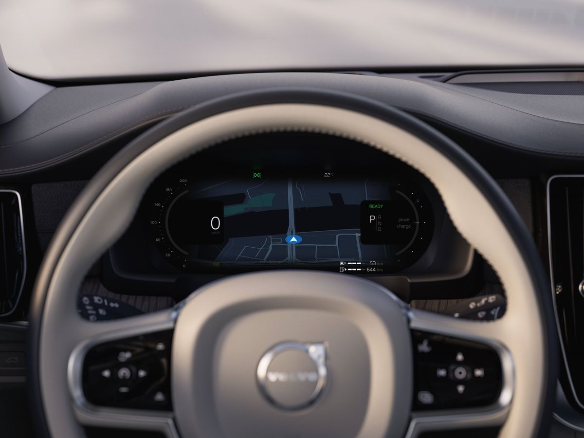 Volvo S90 2025. Панель приборов. Седан, 2 поколение, рестайлинг 2