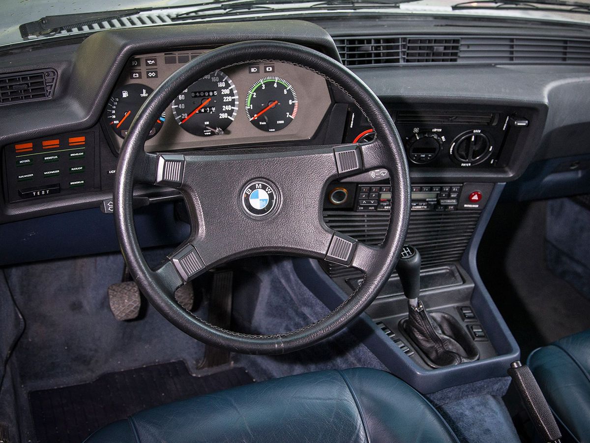 BMW 6 series 1975. Dashboard. Coupe, 1 generation