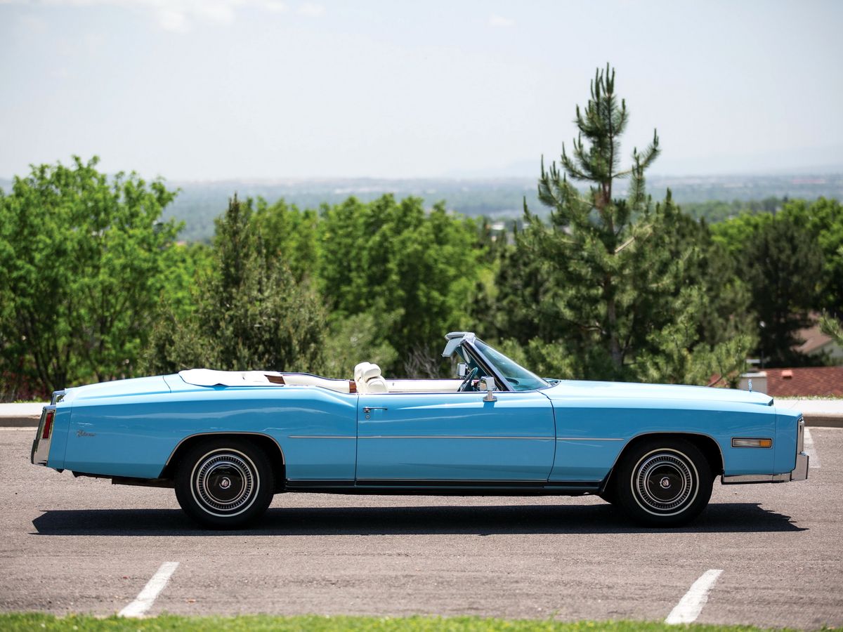 Cadillac Eldorado 1971. Carrosserie, extérieur. Cabriolet, 7 génération