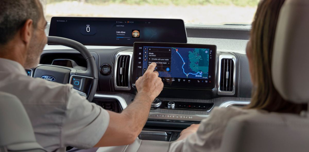 Ford Expedition 2024. Мультимедиа. Внедорожник Лонг, 5 поколение