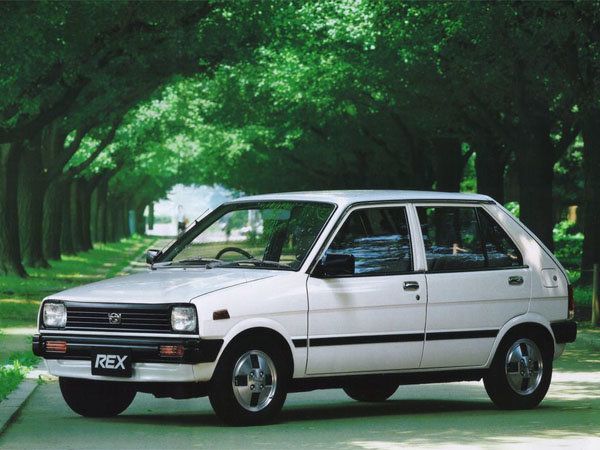 Subaru Rex 1981. Bodywork, Exterior. Mini 5-doors, 2 generation