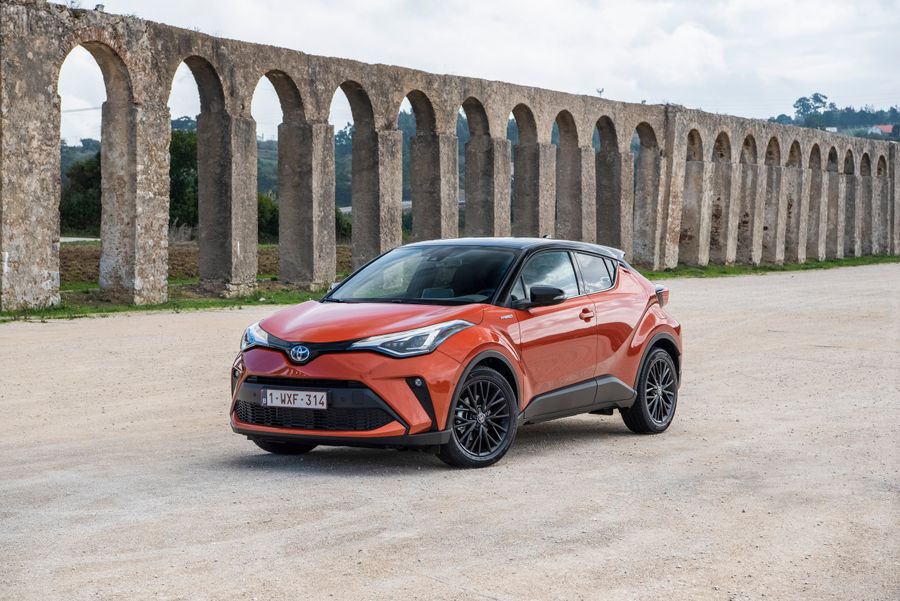 Toyota C-HR SUV. The first generation restyling