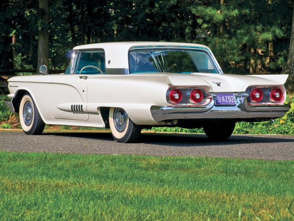 Ford Thunderbird 1958. Carrosserie, extérieur. Coupé sans montants, 2 génération