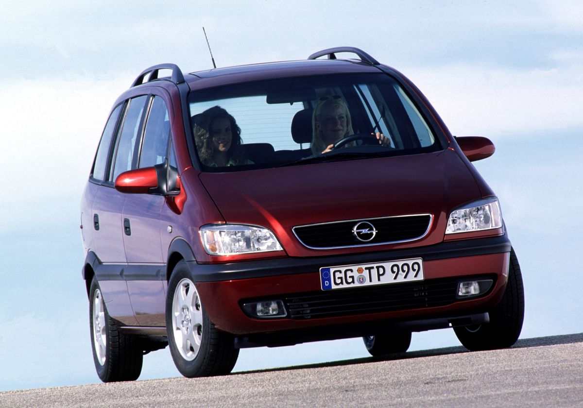 Opel Zafira 1999. Carrosserie, extérieur. Compact Van, 1 génération