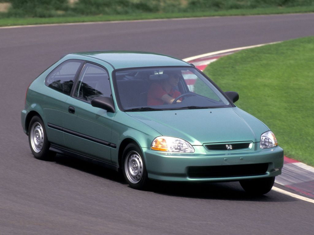 הונדה סיוויק ‏1996. מרכב, צורה. האצ'בק 3 דלתות, 6 דור