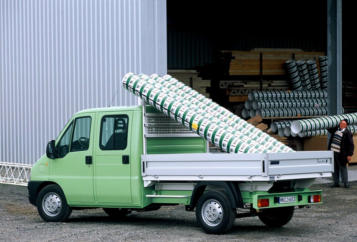 Fiat Ducato 1999. Кузов, экстерьер. Пикап Двойная кабина, 2 поколение