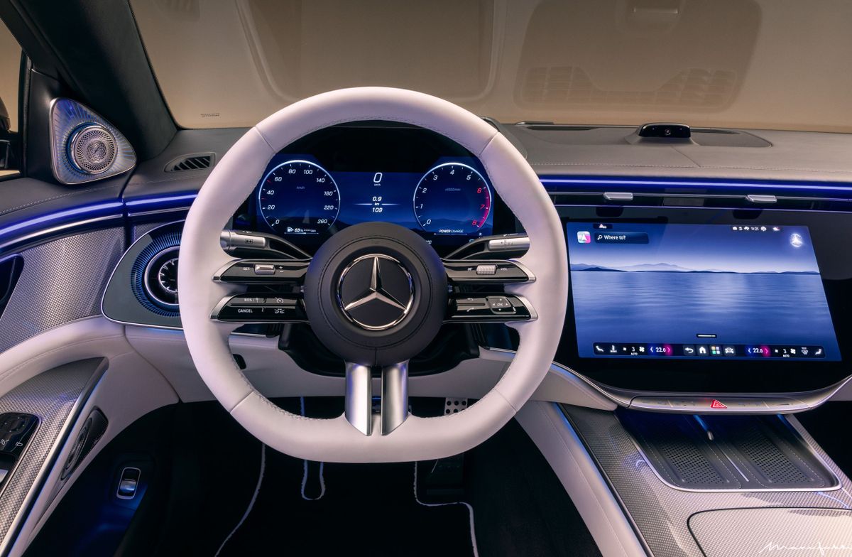 Mercedes S-Class 2026. Панель приборов. Седан Лонг, 7 поколение, рестайлинг