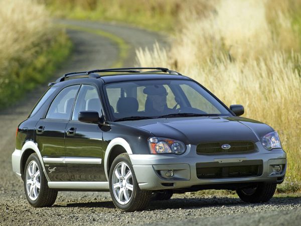 Subaru Impreza 2002. Carrosserie, extérieur. Break 5-portes, 2 génération, restyling 1