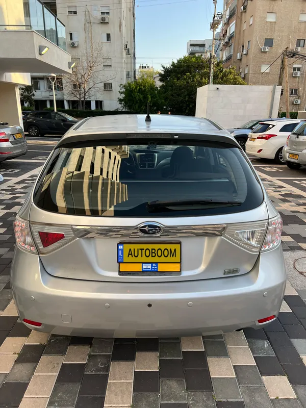 סובארו אימפרזה יד 2 רכב, 2008, פרטי