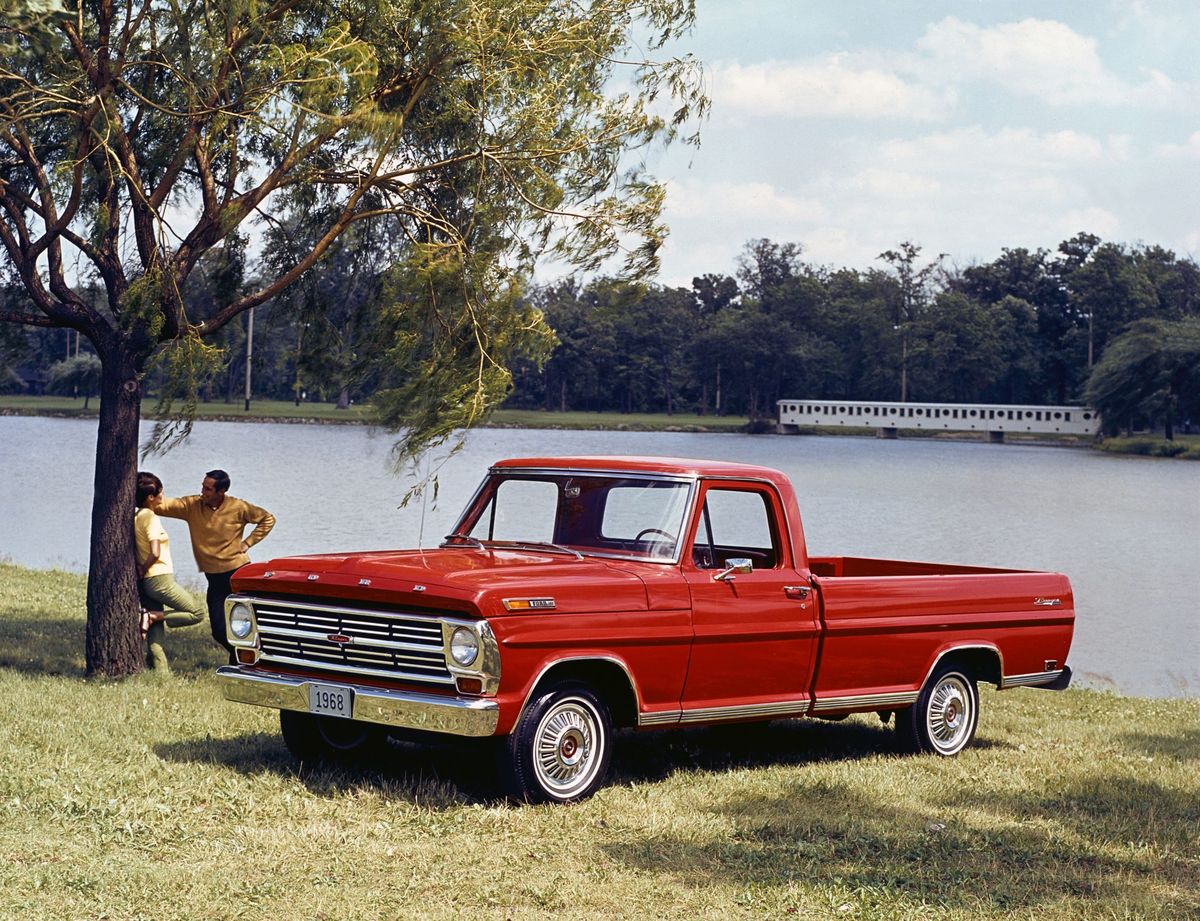 Форд F-150 1966. Кузов, экстерьер. Пикап Одинарная кабина, 5 поколение