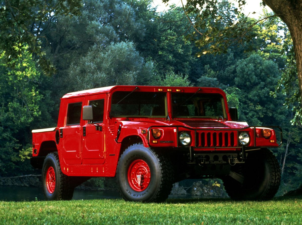 Hummer H1 1992. Carrosserie, extérieur. 2 pick-up, 1 génération