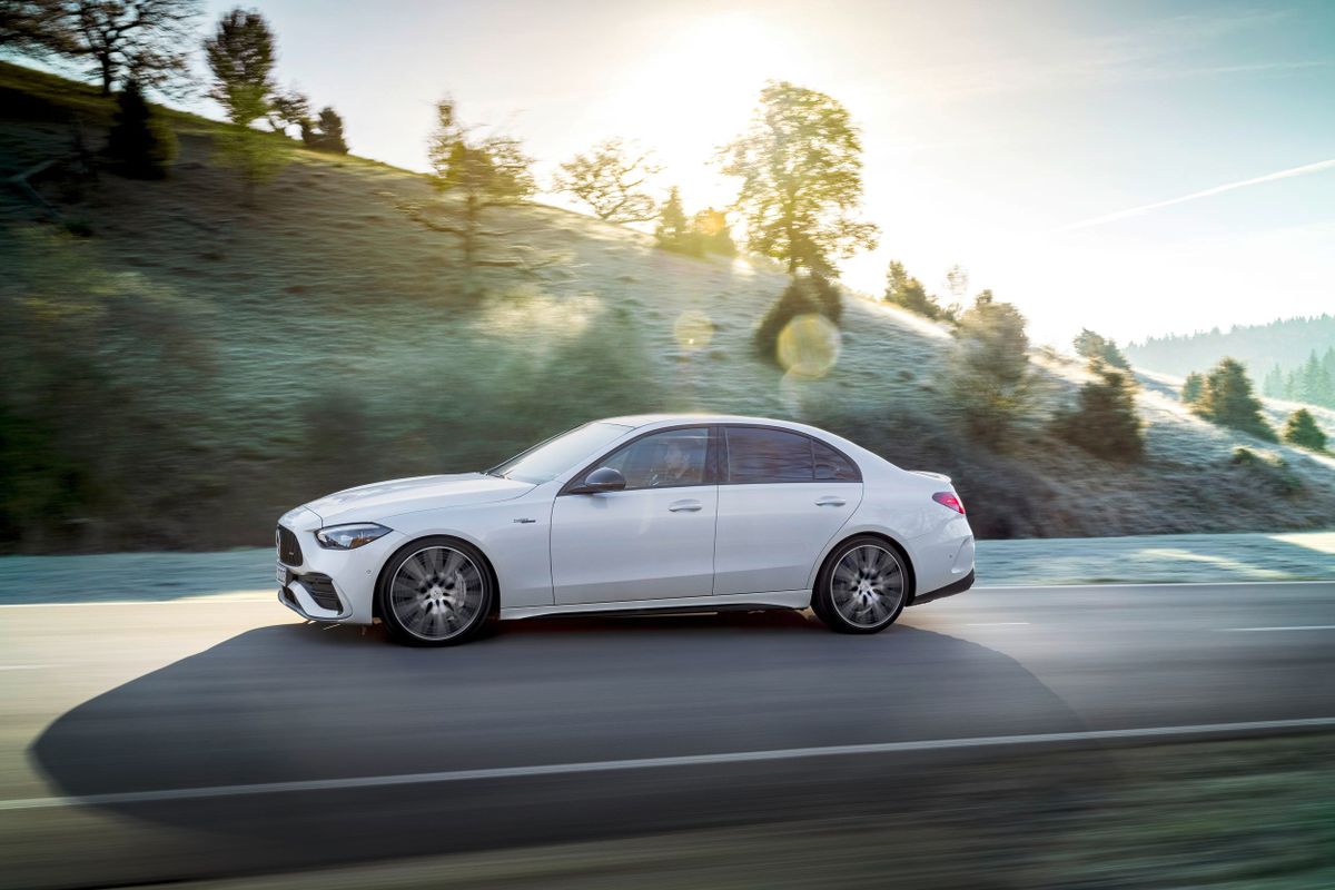 Мерседес C-Class AMG 2022. Кузов, экстерьер. Седан, 5 поколение