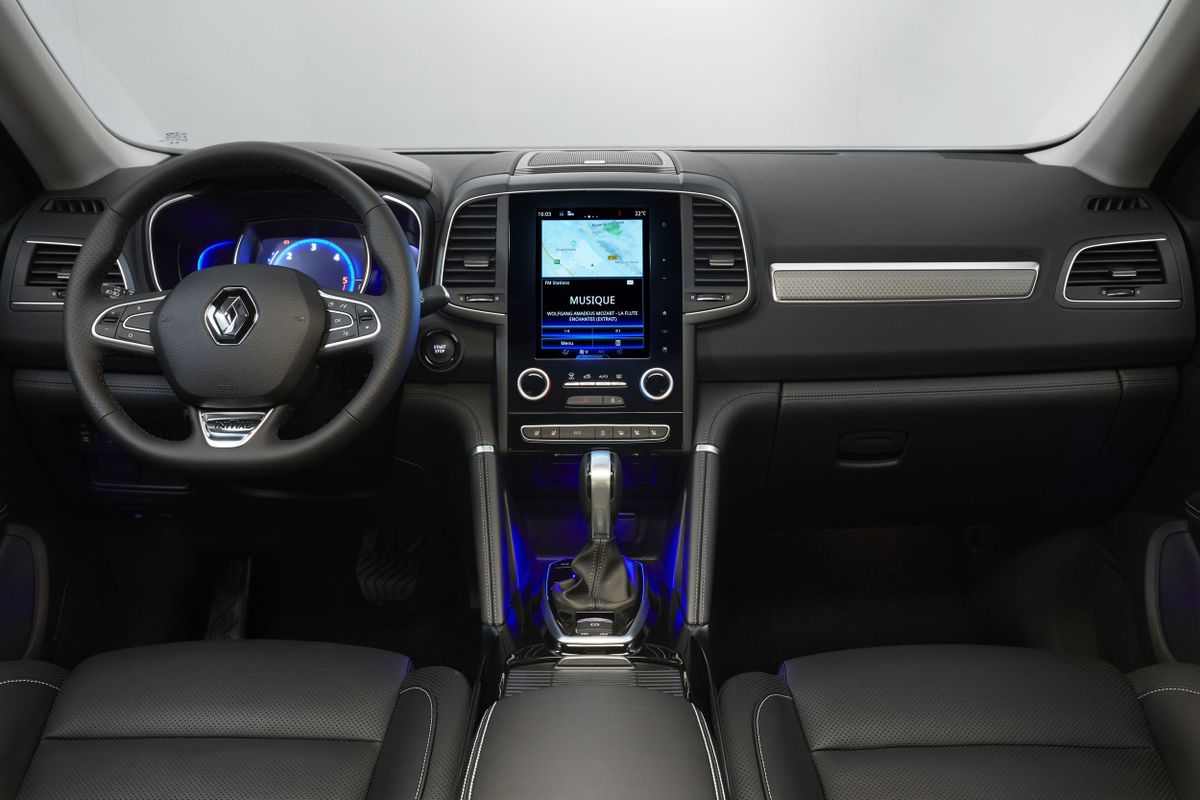 Renault Koleos 2016. Front seats. SUV 5-doors, 2 generation