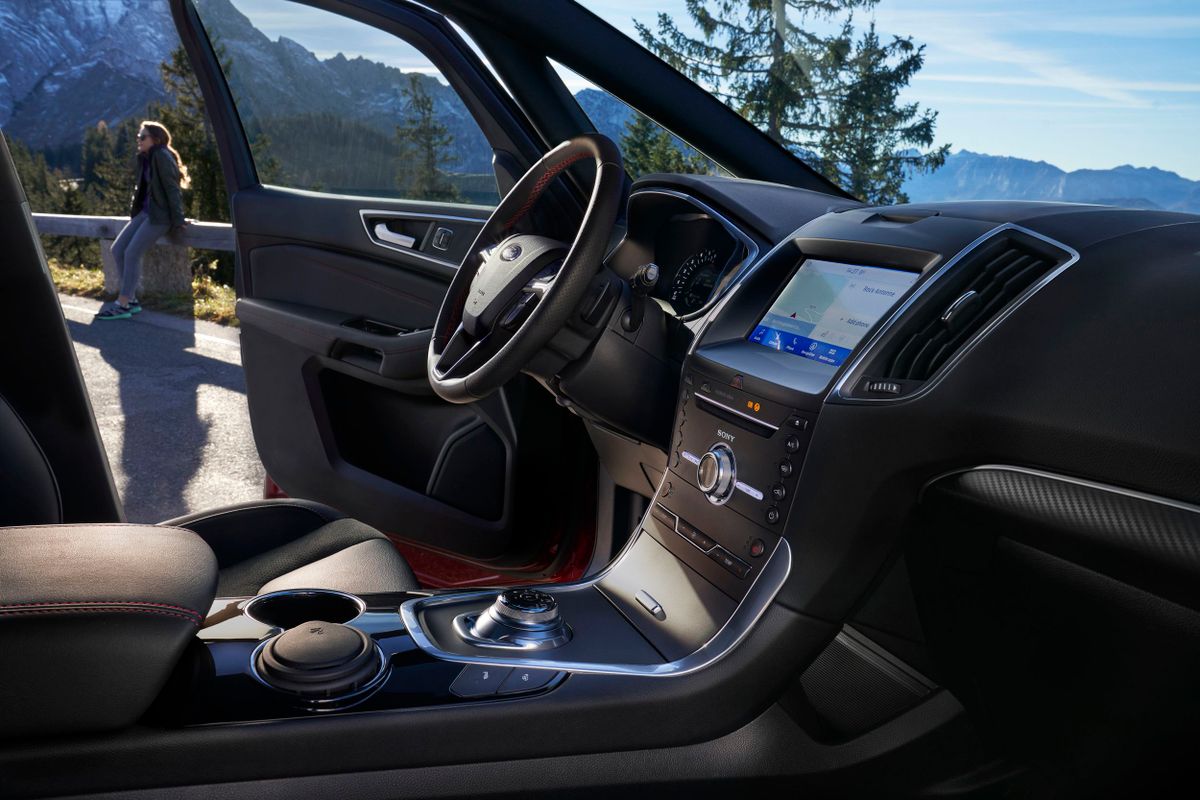Форд С-Макс 2019. Центральная консоль. Минивэн, 2 поколение, рестайлинг