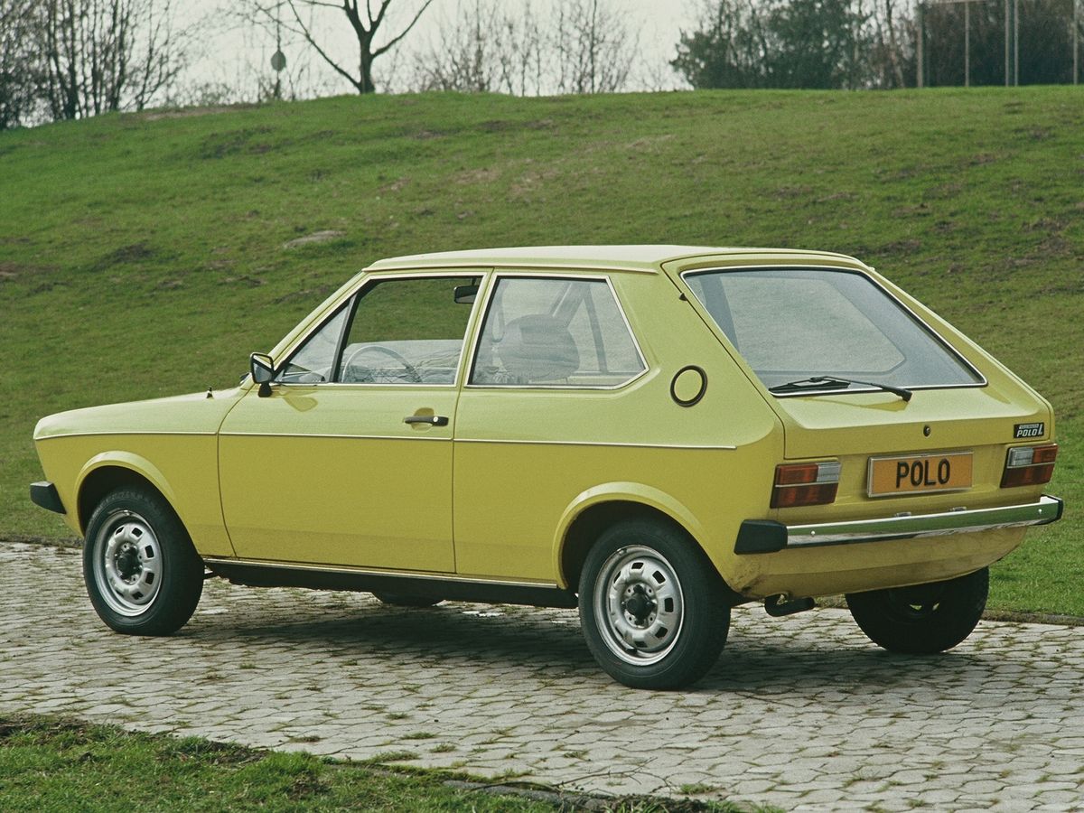 Volkswagen Polo 1975. Carrosserie, extérieur. Mini 3-portes, 1 génération