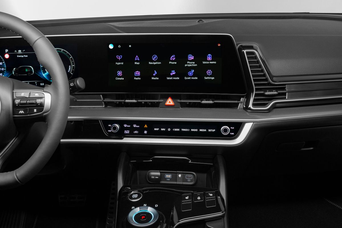 Kia Sportage 2021. Dashboard. SUV 5-door, 5 generation