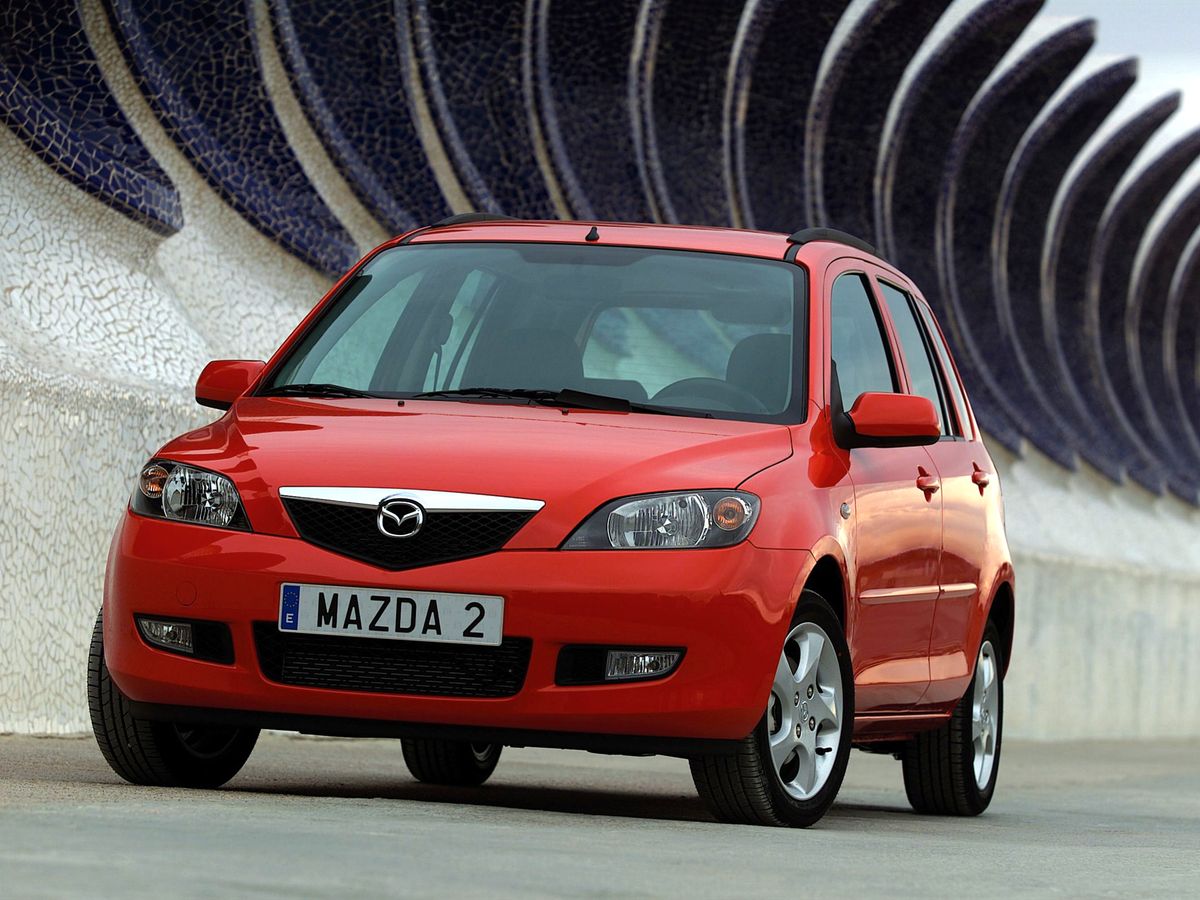 Mazda 2 2003. Carrosserie, extérieur. Mini 5-portes, 1 génération