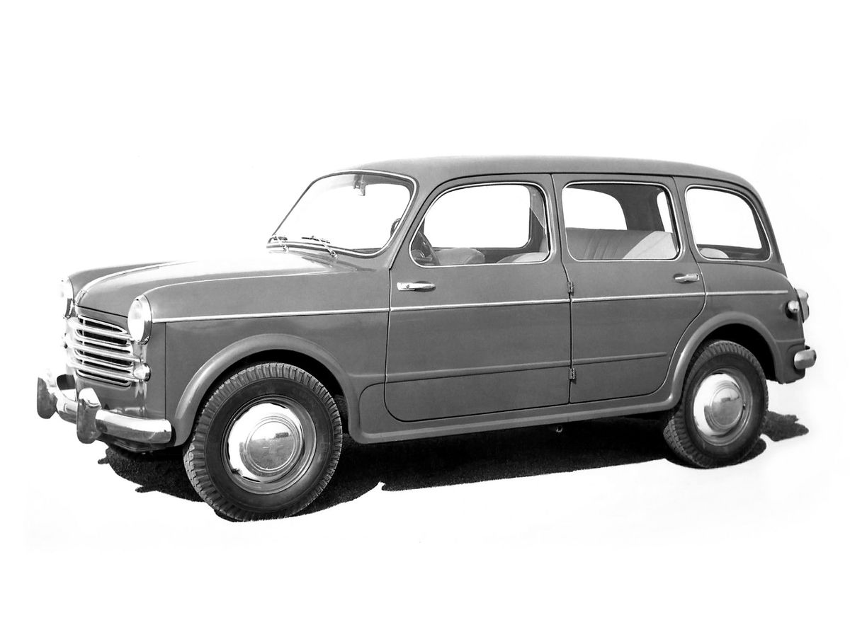Fiat 1100 1953. Carrosserie, extérieur. Break 5-portes, 1 génération