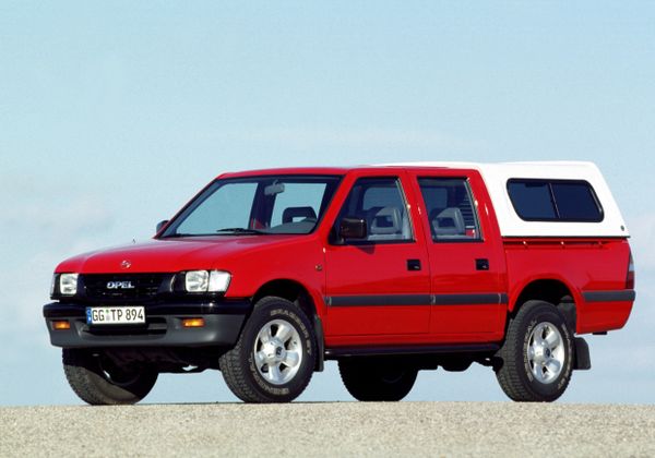 Opel Campo 1991. Carrosserie, extérieur. 2 pick-up, 1 génération