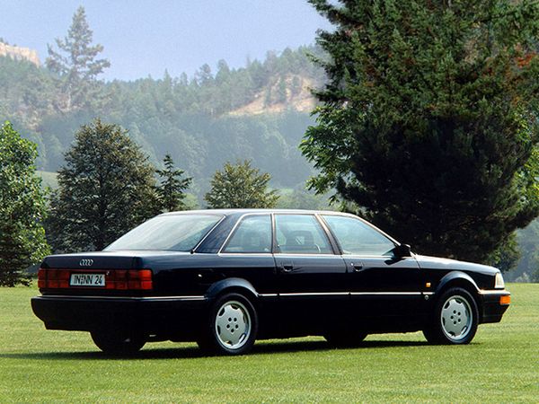 Audi V8 1988. Carrosserie, extérieur. Berline longue, 1 génération