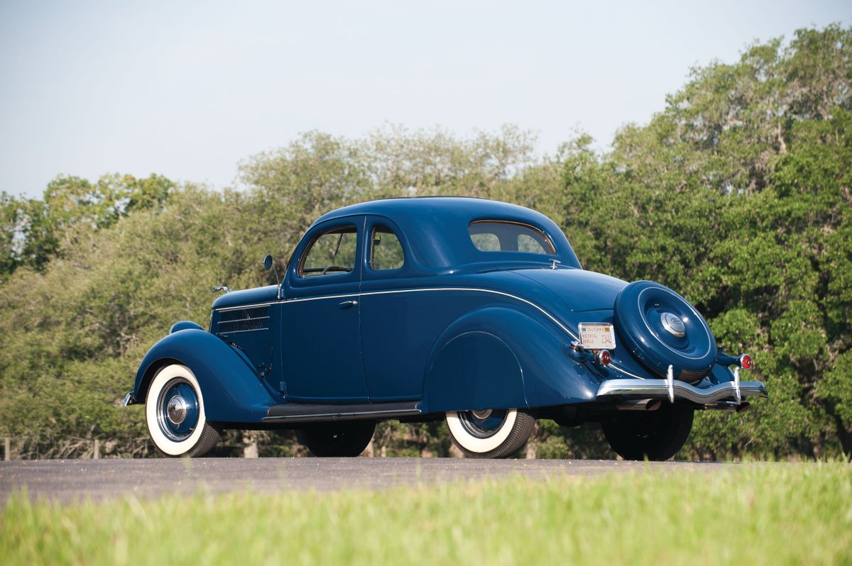 Ford V8 1936. Carrosserie, extérieur. Coupé, 2 génération