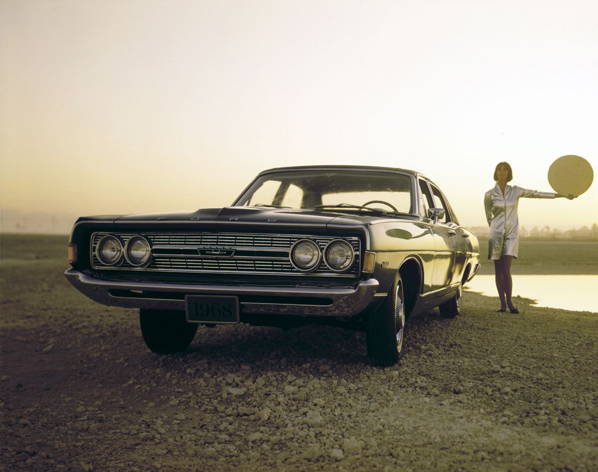 Ford Fairlane 1968. Carrosserie, extérieur. Berline, 6 génération