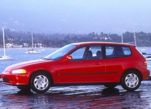 Honda Civic 1991. Carrosserie, extérieur. Mini 3-portes, 5 génération