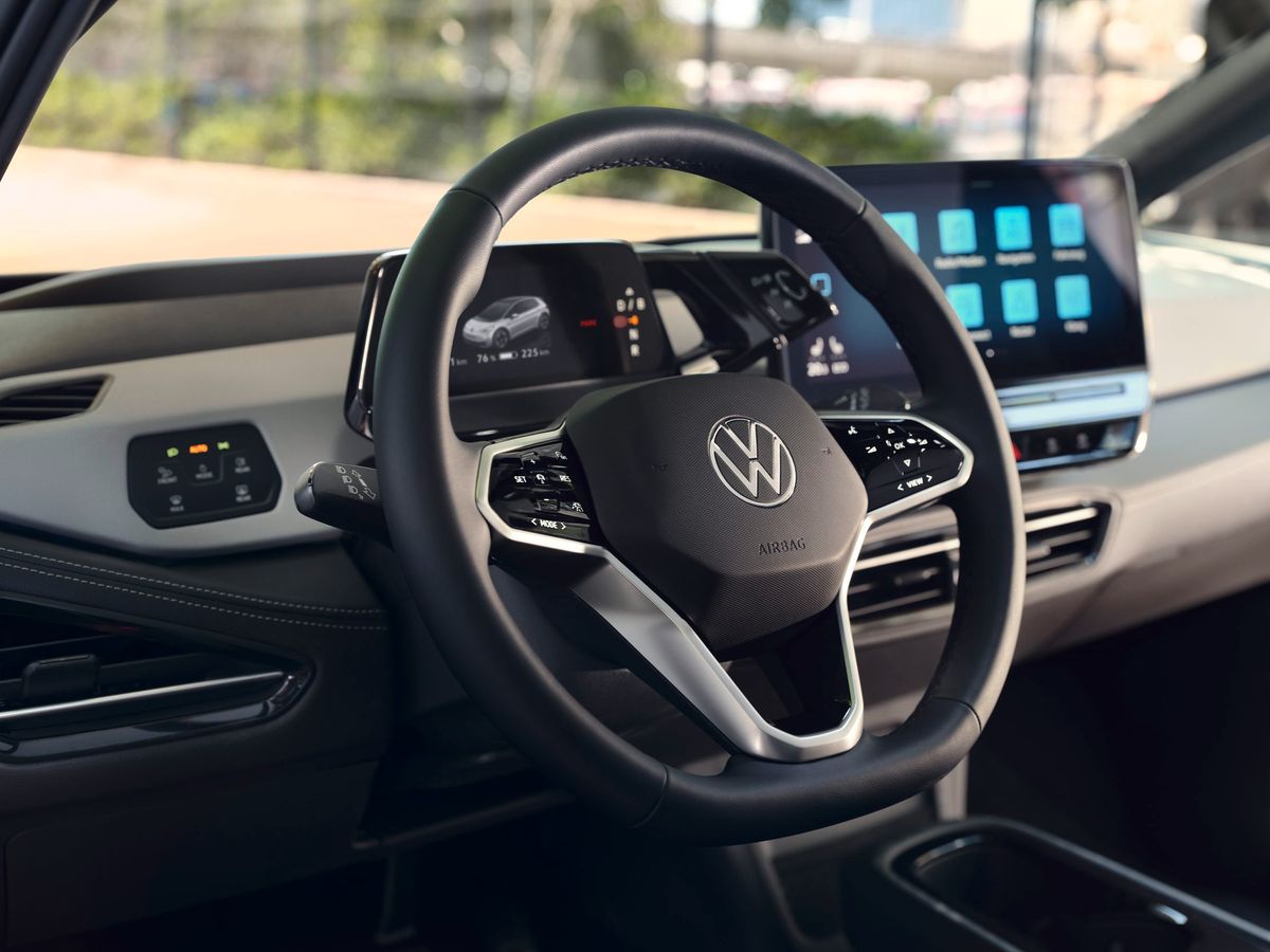 Volkswagen ID.3 2023. Steering wheel. Hatchback 5-door, 1 generation, restyling