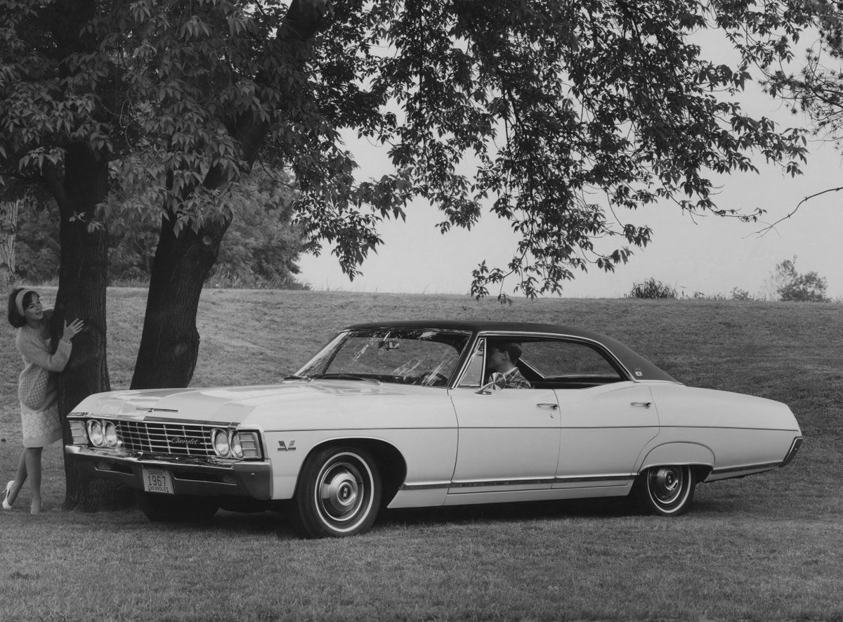 Chevrolet Caprice 1965. Carrosserie, extérieur. Berline sans pilier central, 1 génération