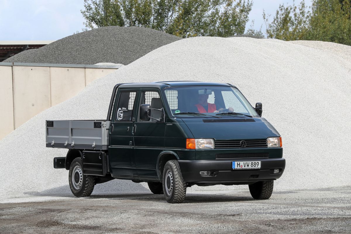 Volkswagen Transporter 1990. Carrosserie, extérieur. 2 pick-up, 4 génération